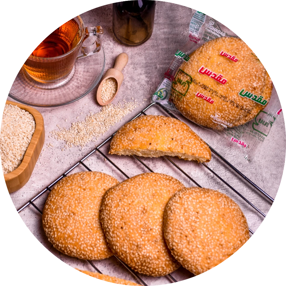 کیک دوقلو کنجدی