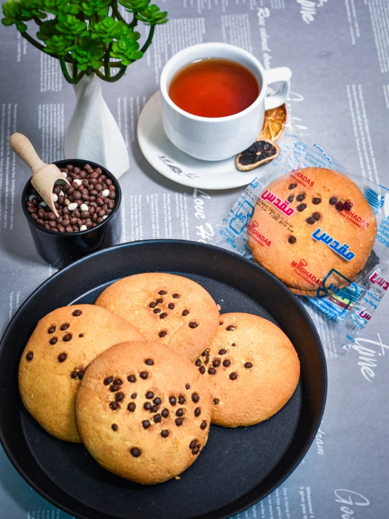 کوکی دوقلو با تزیین شکلات