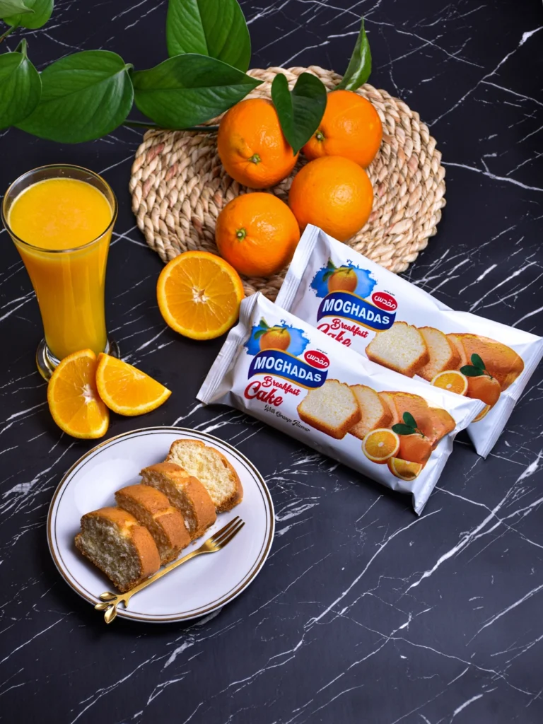 کیک صبحانه با طعم پرتقال
